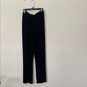 Chico's Black Trousers Straight-Leg Pants